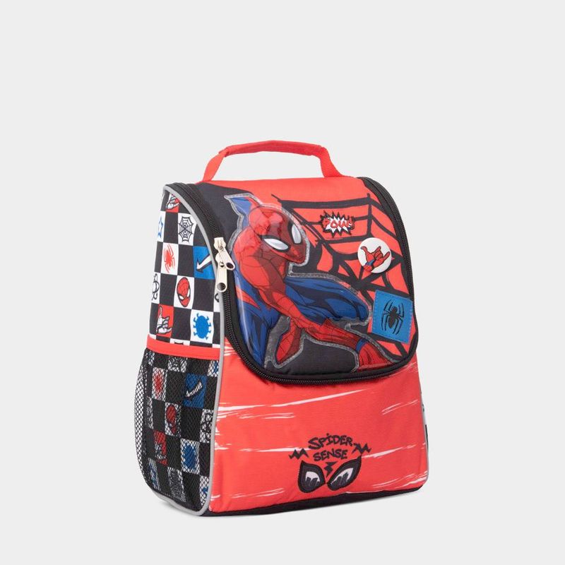 Lonchera-Escolar-Dreamland--7750498532615-Spiderman-AZUL-ROJO-Talla-Unica