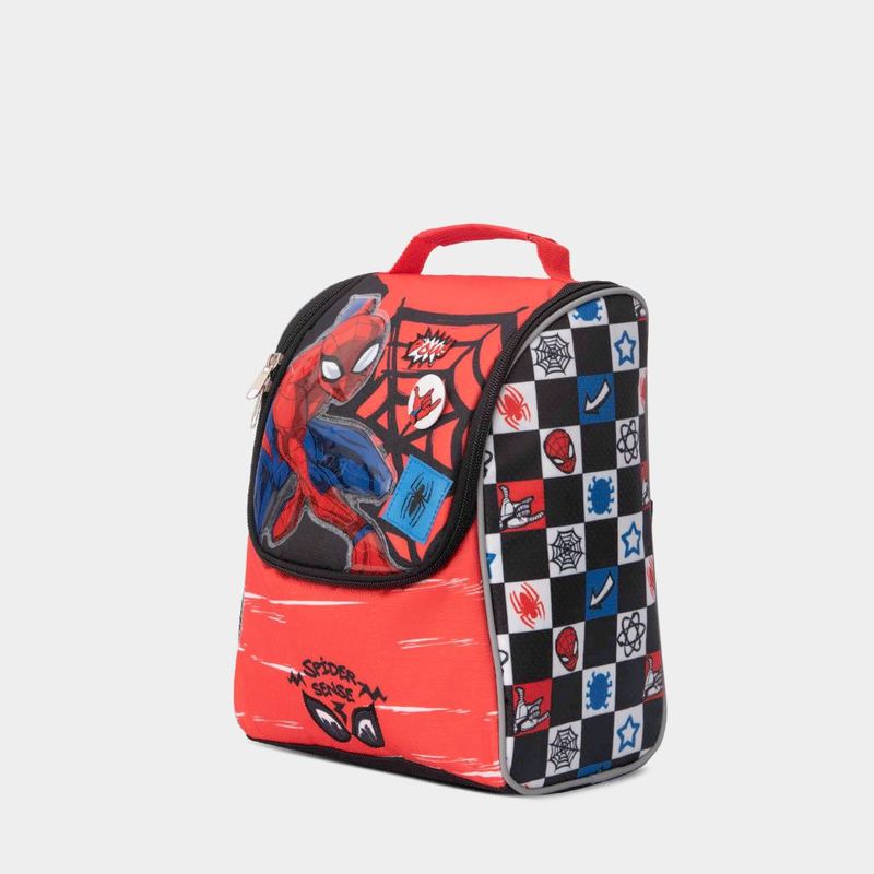 Lonchera-Escolar-Dreamland--7750498532615-Spiderman-AZUL-ROJO-Talla-Unica