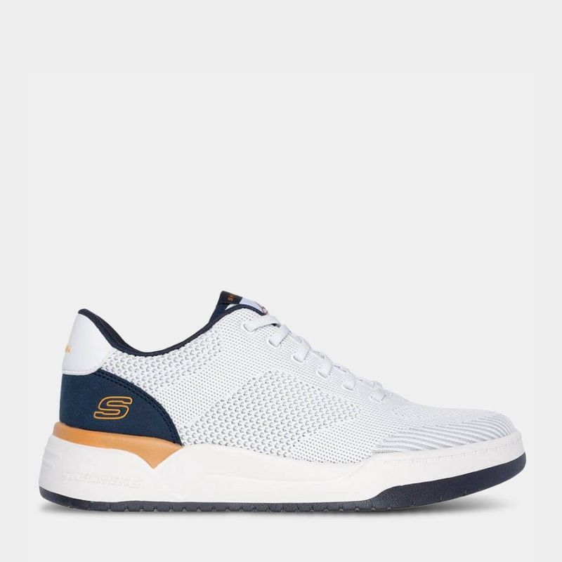 Zapatillas-Urbanas-Skechers-Hombres-210793-Wht-Corliss-BLANCO-7.5