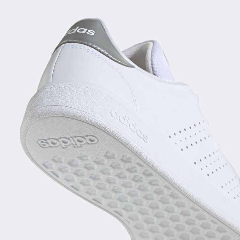 Zapatillas-Urbanas-Adidas-Mujeres-Ig9194-Advantage-Base-2-0-BLANCO-PLATEADO-5.5