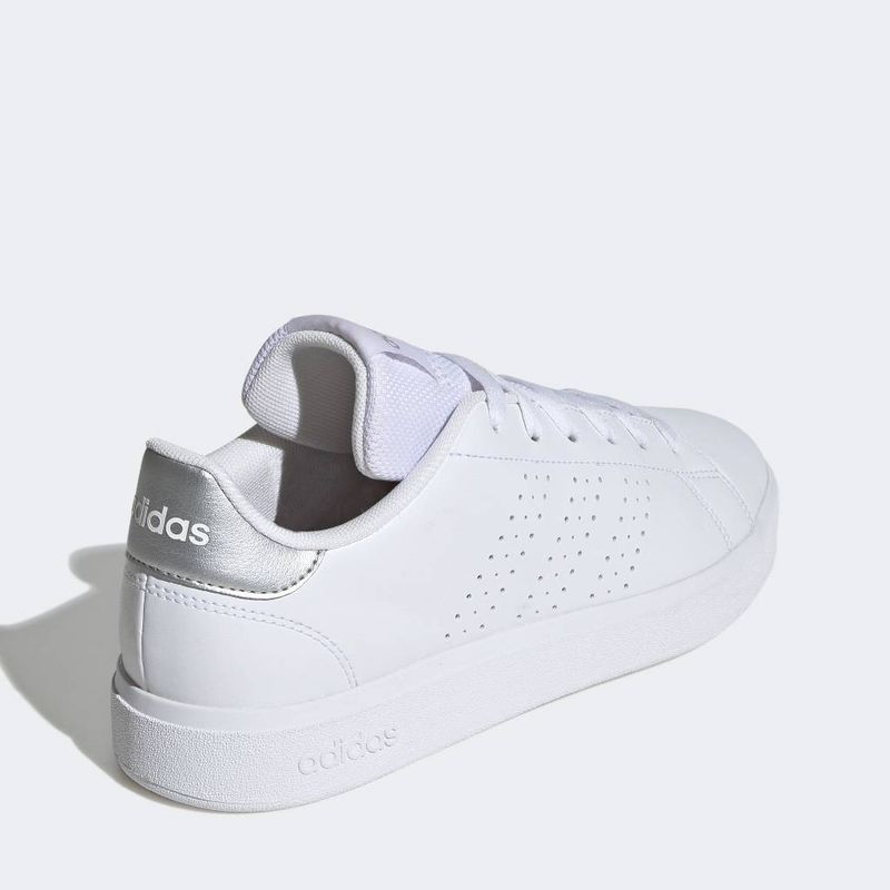 Zapatillas-Urbanas-Adidas-Mujeres-Ig9194-Advantage-Base-2-0-BLANCO/PLATEADO-6.5-3