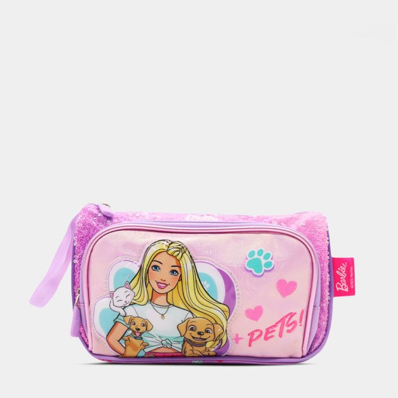 Cartuchera-Animation-Brands-6Bar2040046-Barbie-ROSADO-LILA-Talla-Unica
