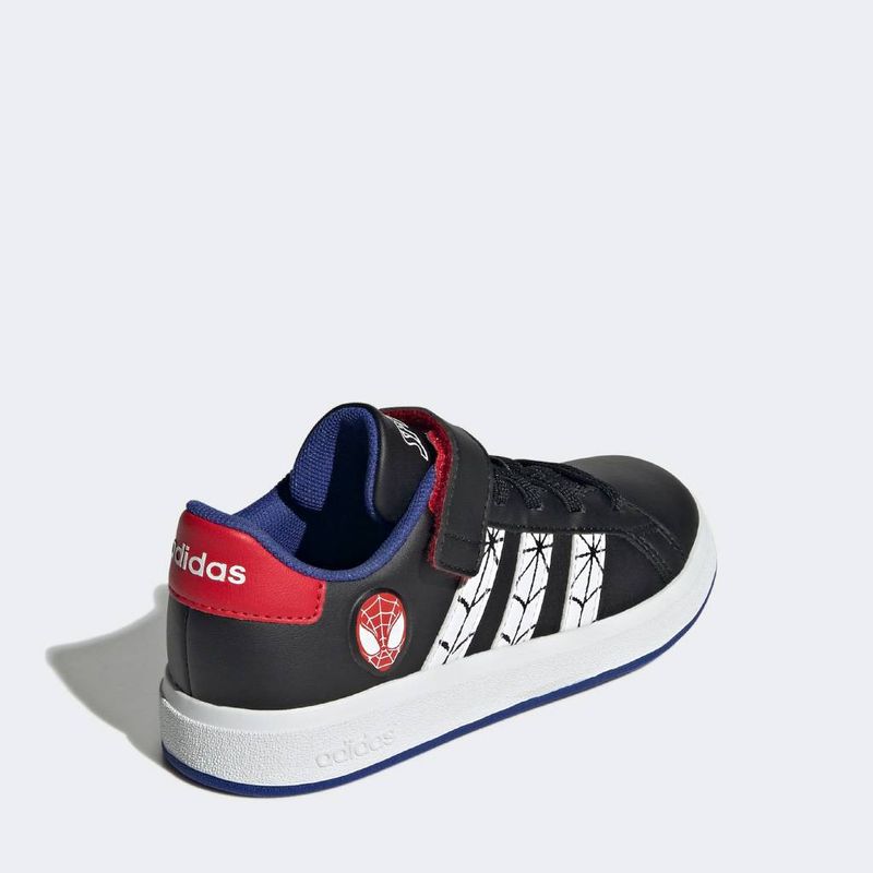 Zapatillas-Urbanas-Pre-Escolar-Adidas-Js0742-Grand-Court-Spider-Man-El-K-NEGRO-BLANCO-ROJO-1