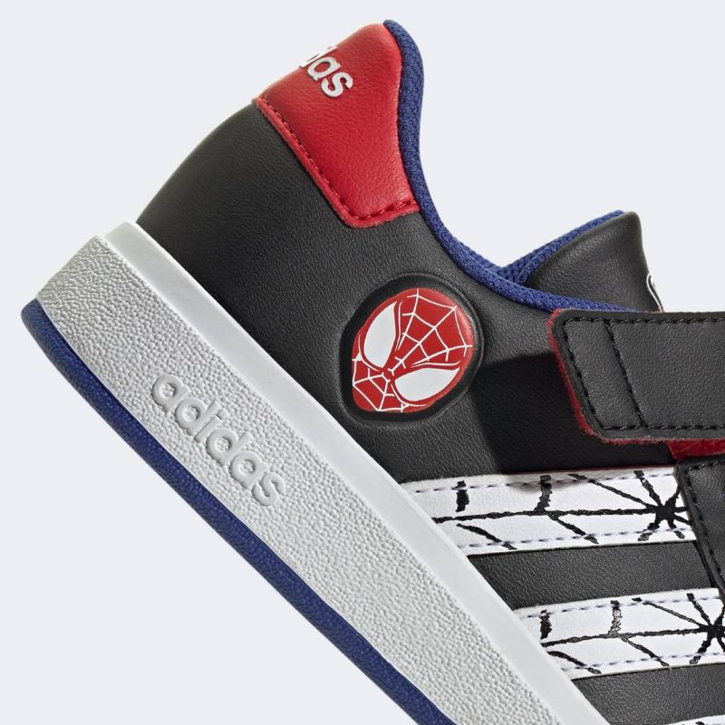 Zapatillas-Urbanas-Pre-Escolar-Adidas-Js0742-Grand-Court-Spider-Man-El-K-NEGRO/BLANCO/ROJO-3-4