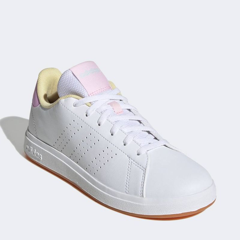 Zapatillas-Urbanas-Junior-Adidas-Ji4191-Advantage-Base-2-0-J-BLANCO-3.5