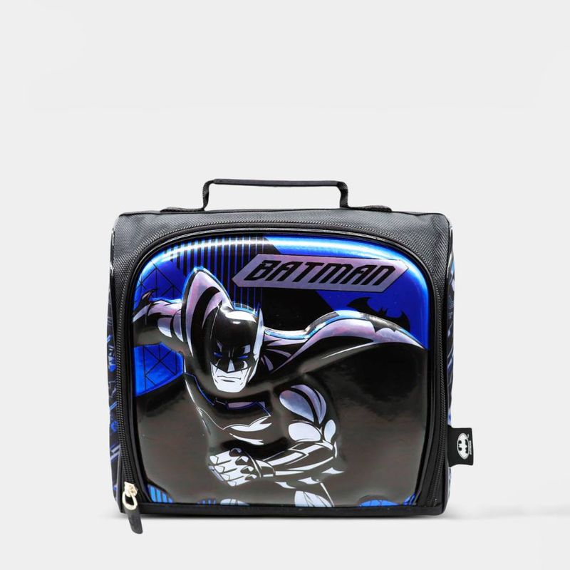 Lonchera-Escolar-Animation-Brands-6Bat2030007-Batman-NEGRO-AZUL-Talla-Unica