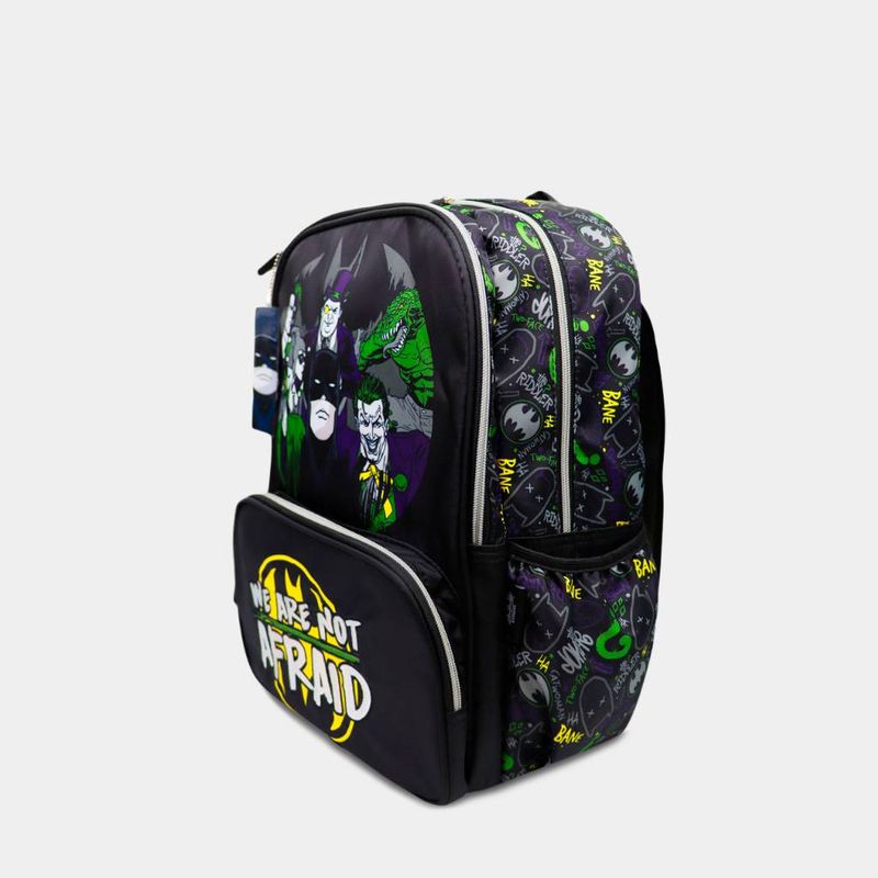 Mochila-Escolar-Animation-Brands-6Bat2020009-The-Joker-NEGRO-Talla-Unica