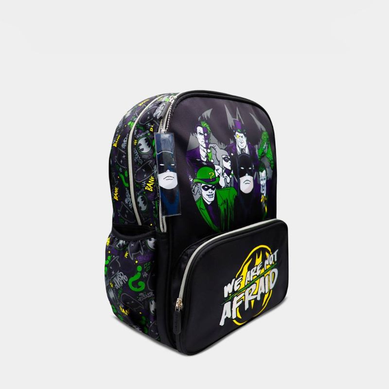 Mochila-Escolar-Animation-Brands-6Bat2020009-The-Joker-NEGRO-Talla-Unica