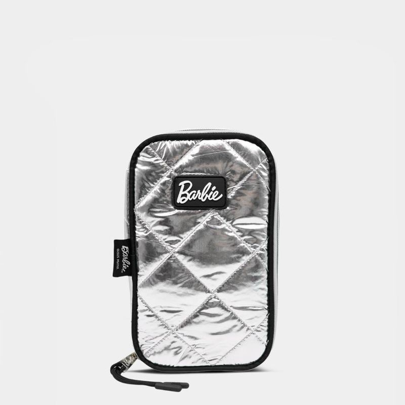 Cartuchera-Animation-Brands-6Bar2040053-Barbie-PLATEADO-Talla-Unica