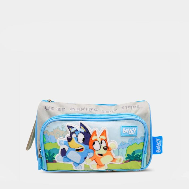 Cartuchera-Animation-Brands-6Blu2040005-Bluey-CELESTE-GRIS-Talla-Unica