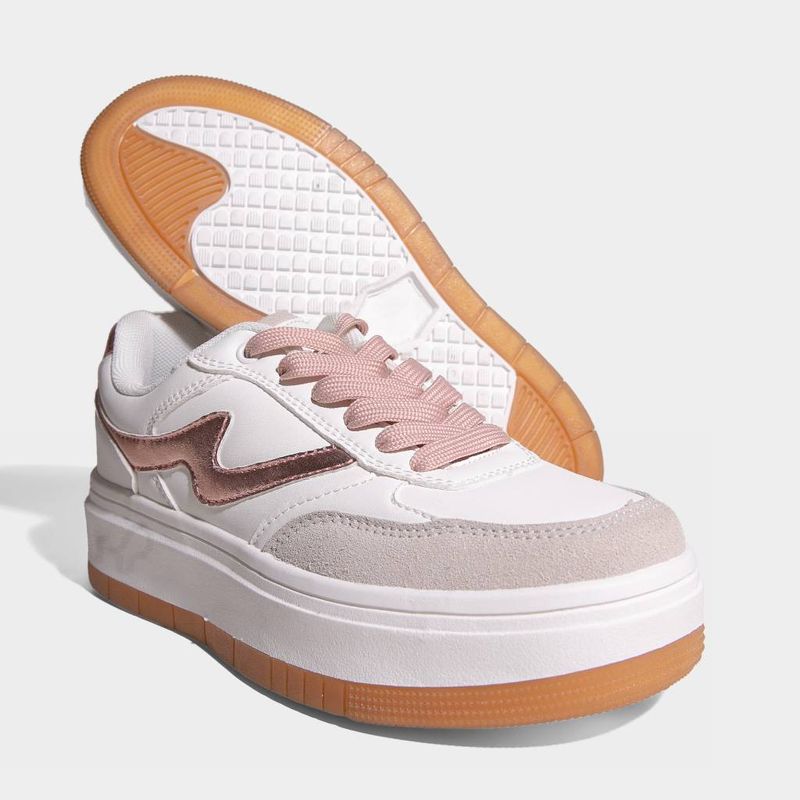 Zapatillas-Urbanas-R18-Mujeres-R18-I0149-BLANCO/ROSADO/GRIS-37-5