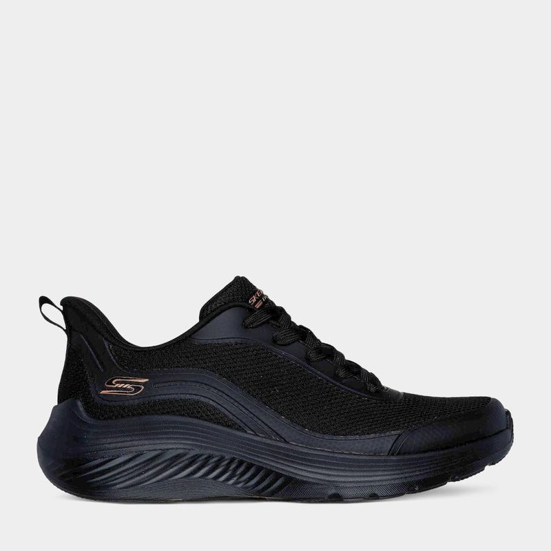 Zapatillas-Urbanas-Skechers-Mujeres-117483-Bbk-Bobs-Squad-Waves-NEGRO-6