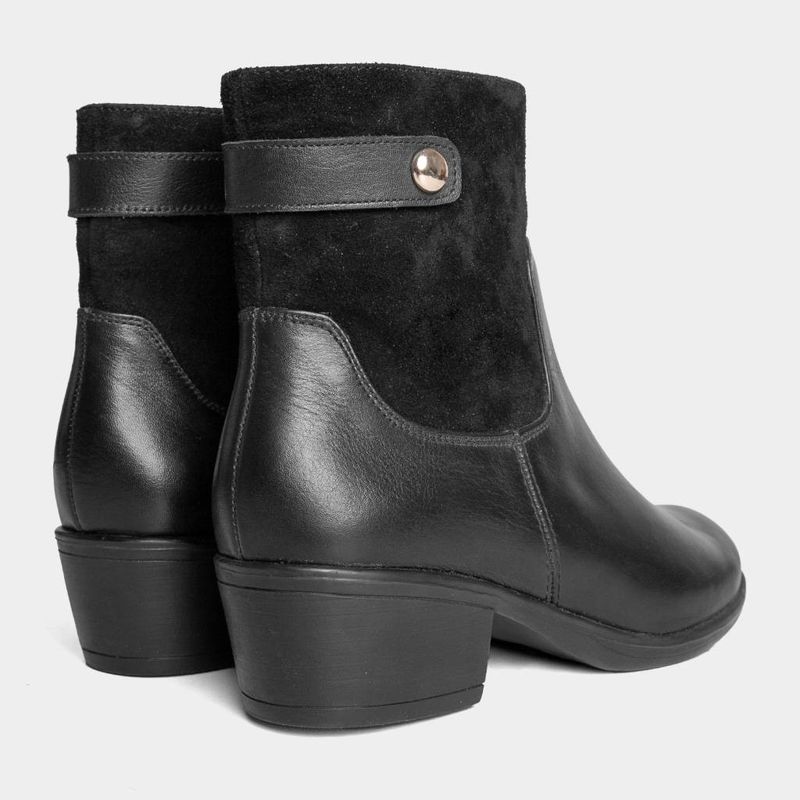 Botines-Casuales-Top-Model-Mujeres-Tmo-Lk0045-Cuero-NEGRO-36