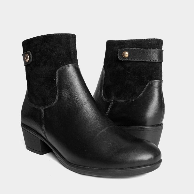 Botines-Casuales-Top-Model-Mujeres-Tmo-Lk0045-Cuero-NEGRO-36