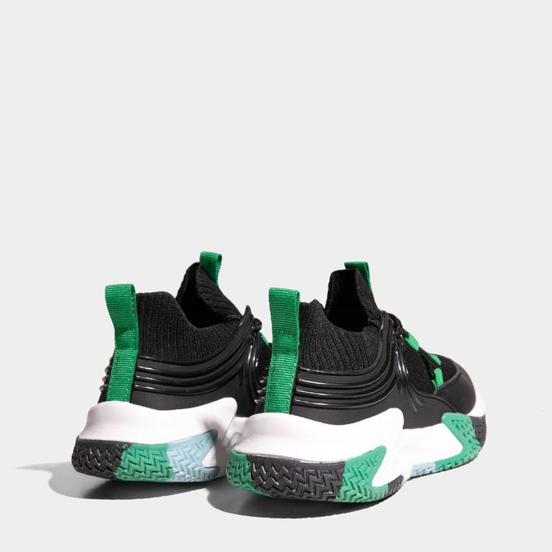 Zapatillas-Urbanas-R18-Pre-Escolar-R18-Qy017-NEGRO/VERDE-29-3