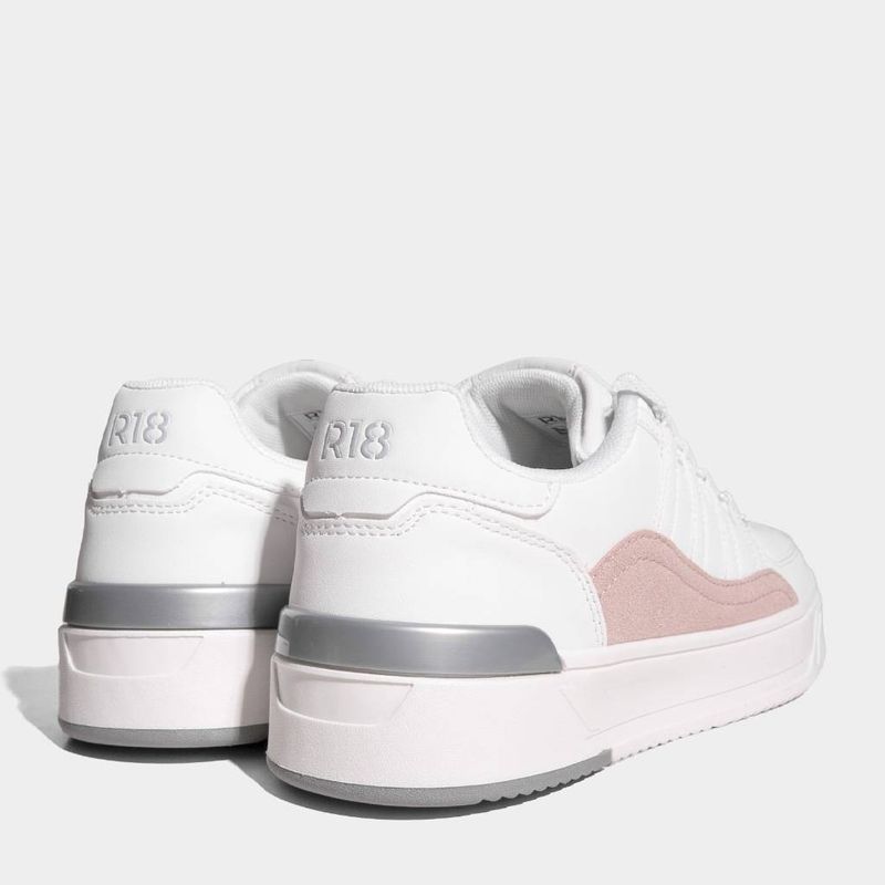 Zapatillas-Urbanas-R18-Mujeres-R18-Xw00229-BLANCO-ROSADO-35