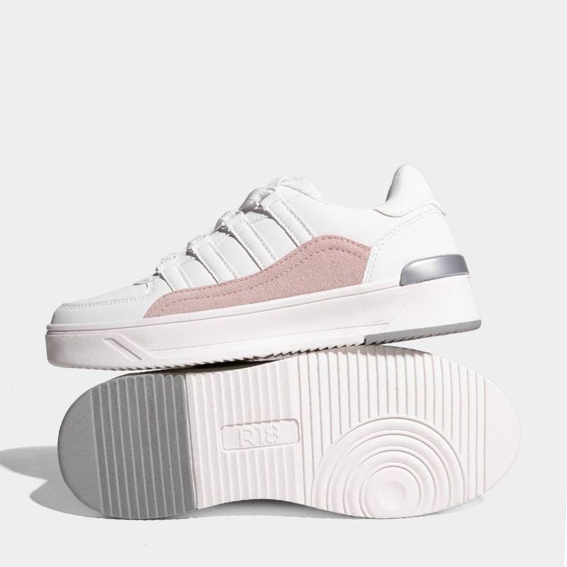 Zapatillas-Urbanas-R18-Mujeres-R18-Xw00229-BLANCO-ROSADO-35