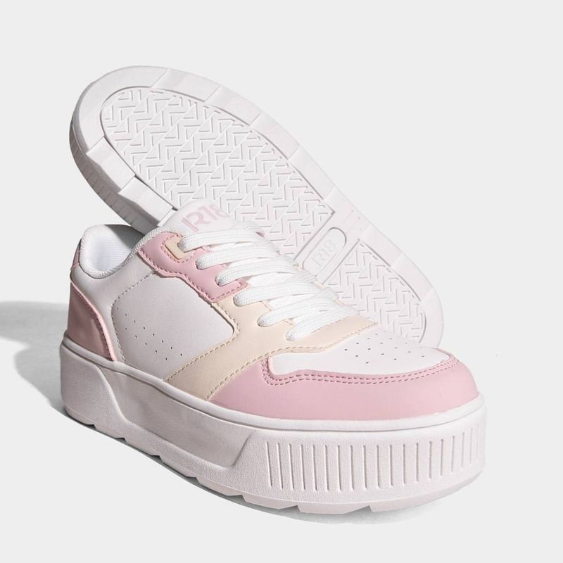 Zapatillas-Urbanas-R18-Mujeres-R18-Xw00232-ROSADO/AMARILLO-37-5