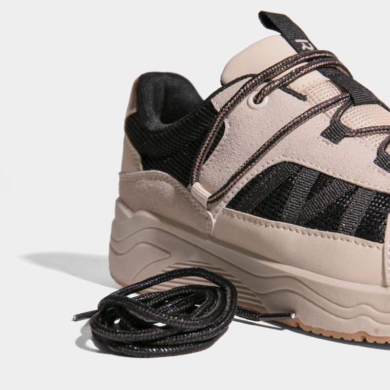Zapatillas-Urbanas-R18-Mujeres-R18-Xw00233-NUDE-NEGRO-DORADO-38