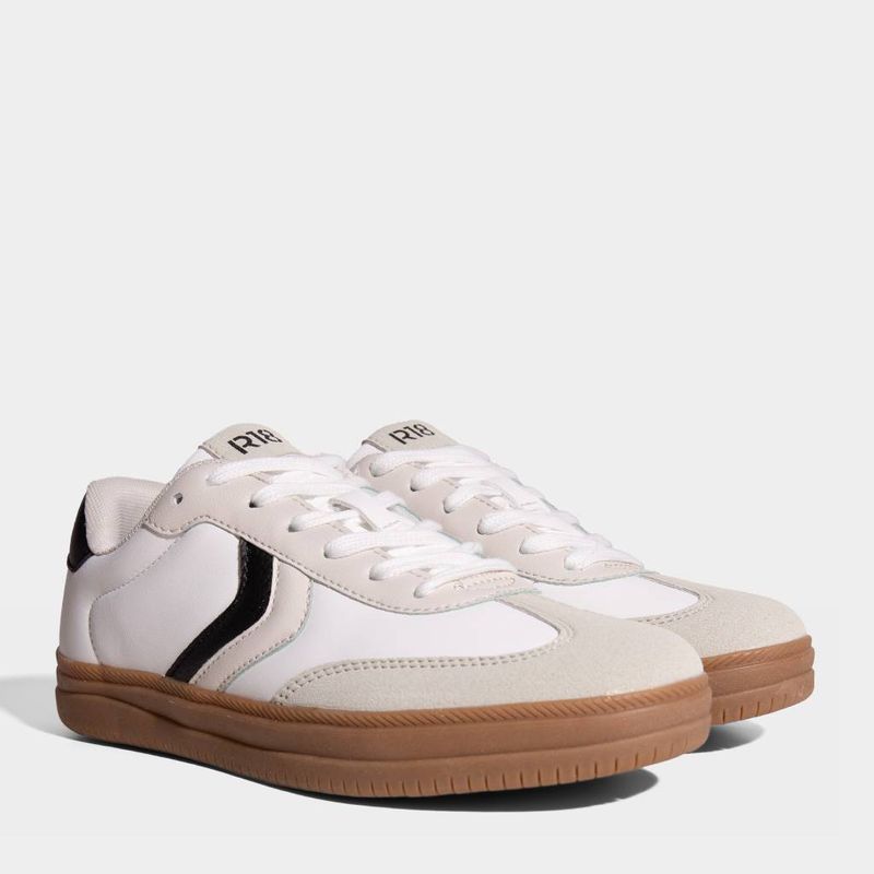 Zapatillas-Urbano-R18-Mujeres-R18-Xw00236-BLANCO-NEGRO-GRIS-35