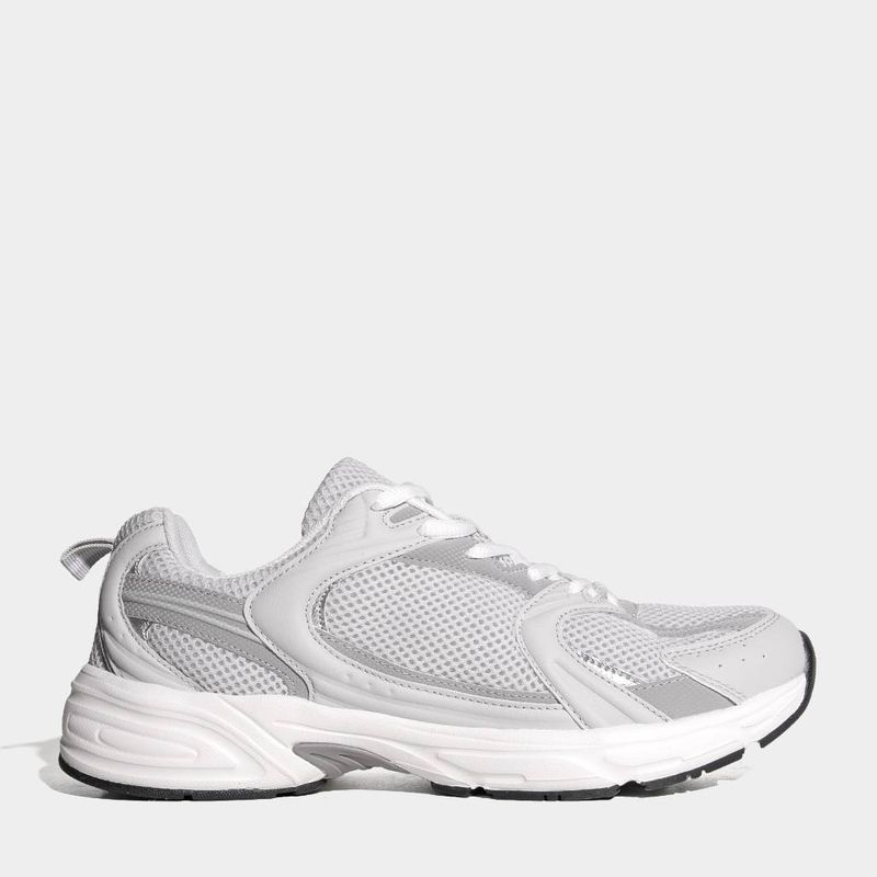 Zapatillas-Urbano-R18-Hombres-R18-Xw00243-BLANCO-PLATEADO-40