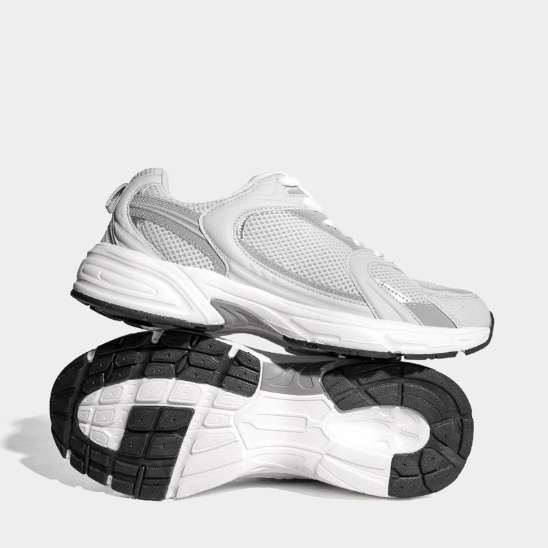 Zapatillas-Urbano-R18-Hombres-R18-Xw00243-BLANCO-PLATEADO-40