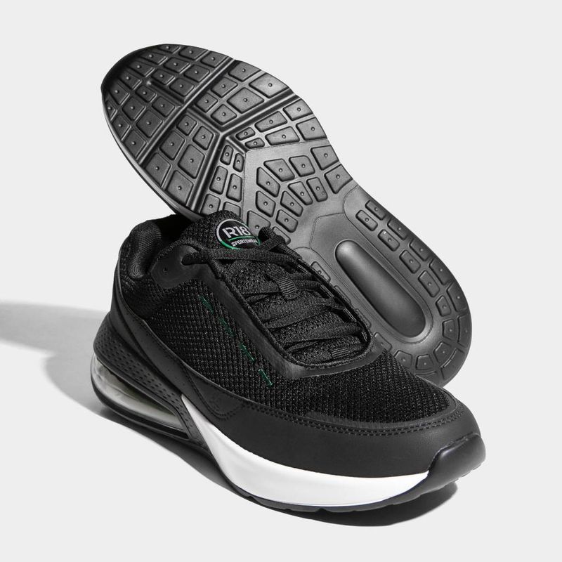 Zapatillas-Urbano-R18-Hombres-R18-Xw00301-NEGRO-VERDE-39