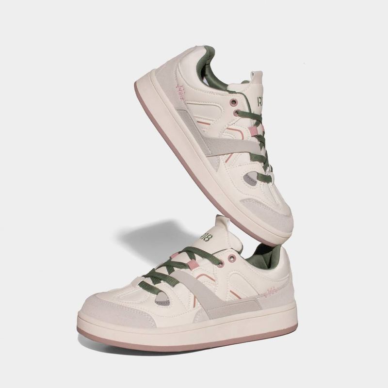 Zapatillas-Urbano-R18-Mujeres-R18-Mg00270--BEIGE-ROSADO-VERDE-36