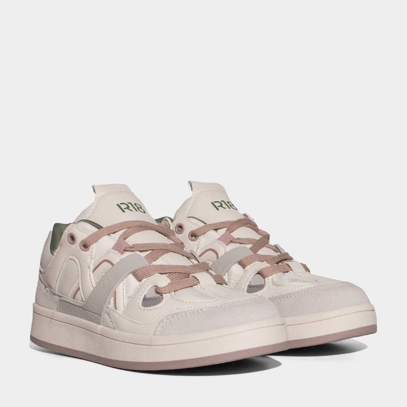 Zapatillas-Urbano-R18-Mujeres-R18-Mg00270--BEIGE/ROSADO/VERDE-40-2