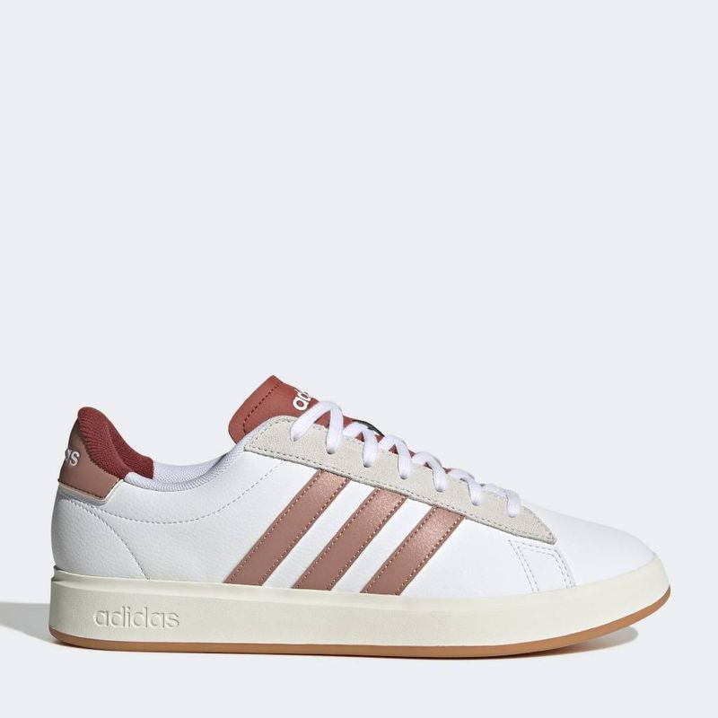 Zapatillas-Urbano-Adidas-Hombres-Jh8691-Grand-Court-2--BLANCO/VINO-8-1