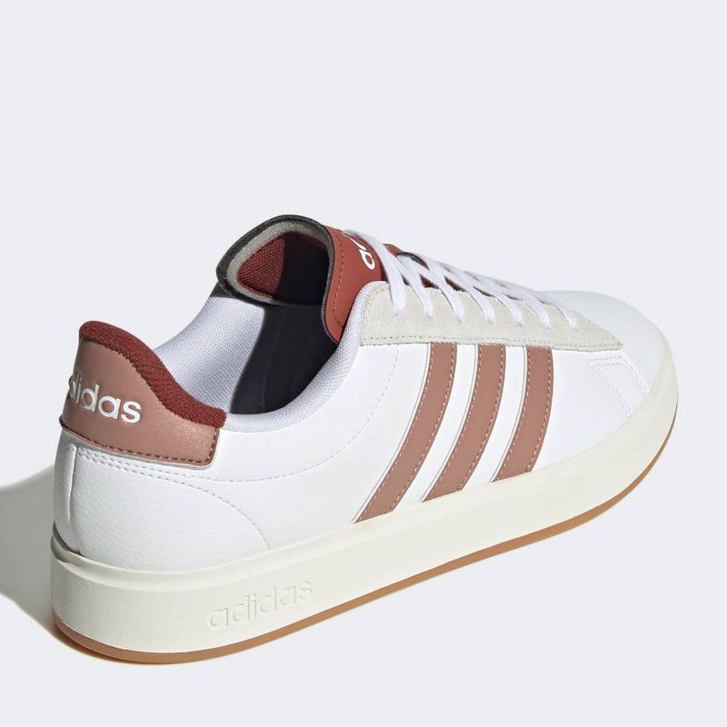 Zapatillas-Urbano-Adidas-Hombres-Jh8691-Grand-Court-2--BLANCO/VINO-8-3