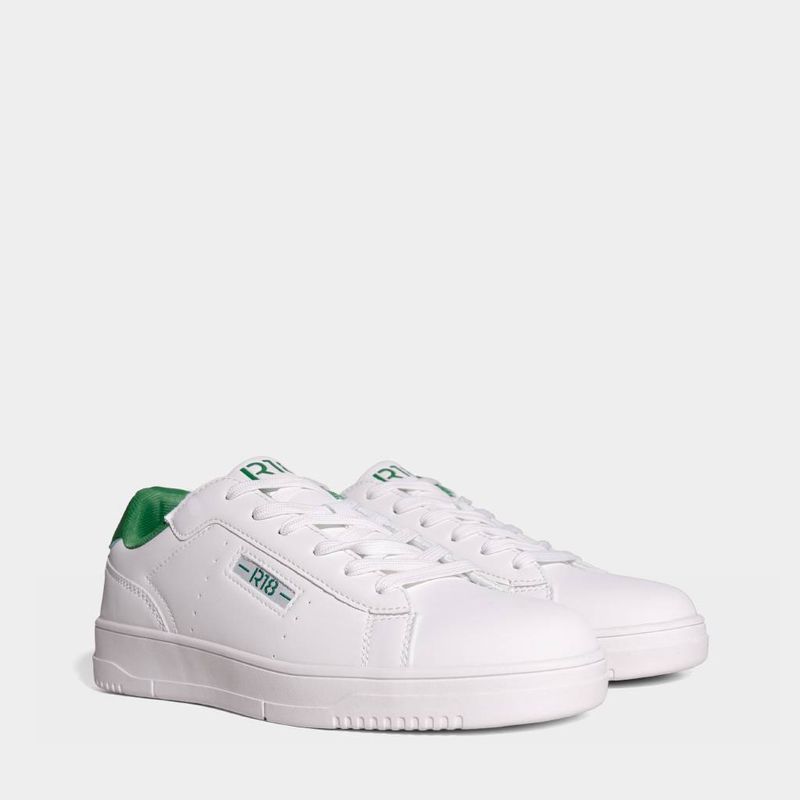 Zapatillas-Urbanas-R18-Hombres-R18-Xw00249-BLANCO-VERDE-40