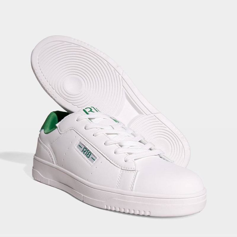 Zapatillas-Urbanas-R18-Hombres-R18-Xw00249-BLANCO-VERDE-40