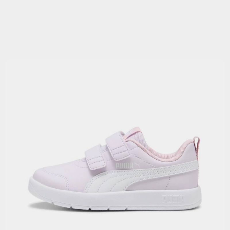 Zapatillas-Urbanas-Puma-Pre-Escolar-397642-12-Courtflex-V3-V-Ps-LILA-BLANCO-1