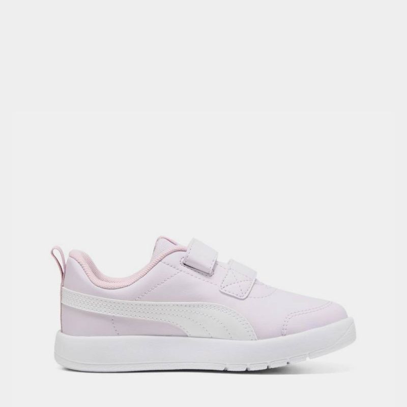 Zapatillas-Urbanas-Puma-Pre-Escolar-397642-12-Courtflex-V3-V-Ps-LILA-BLANCO-1