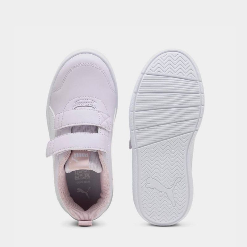 Zapatillas-Urbanas-Puma-Pre-Escolar-397642-12-Courtflex-V3-V-Ps-LILA-BLANCO-1