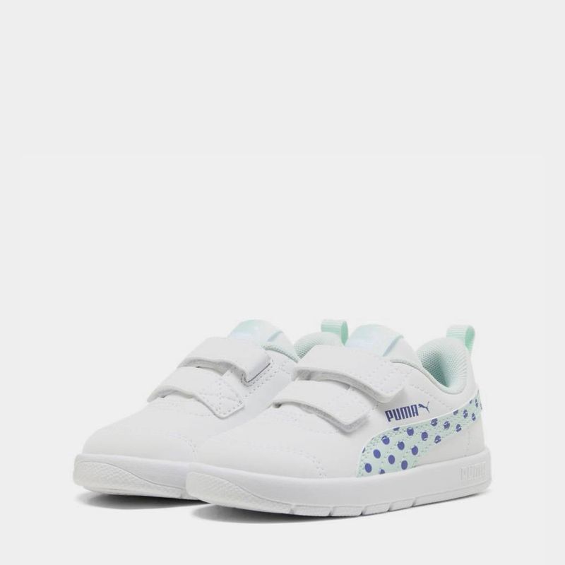 Zapatillas-Urbanas-Puma-Infante-398759-03-Courtflex-V3-Dotty-V-Inf-BLANCO-8
