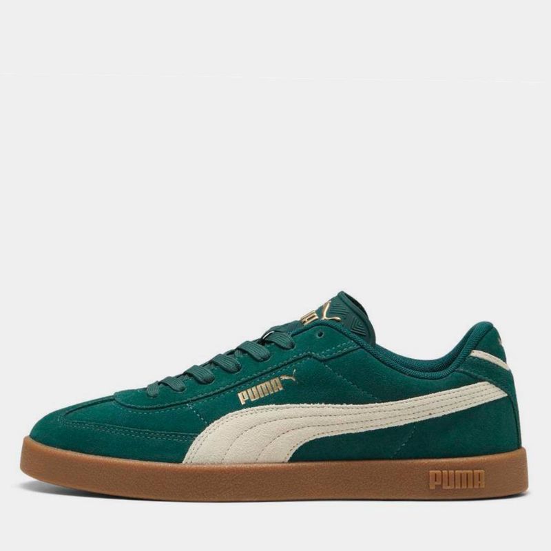 Zapatillas-Urbanas-Puma-Hombres-400717-03-Club-Ii-Era-Suede-Cuero-VERDE-CREMA-9