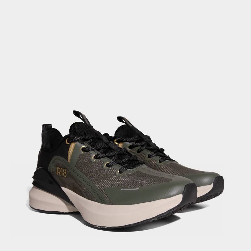 Zapatillas-Deportivas-R18-Hombres-R18-Bt00267-VERDE-NEGRO-40