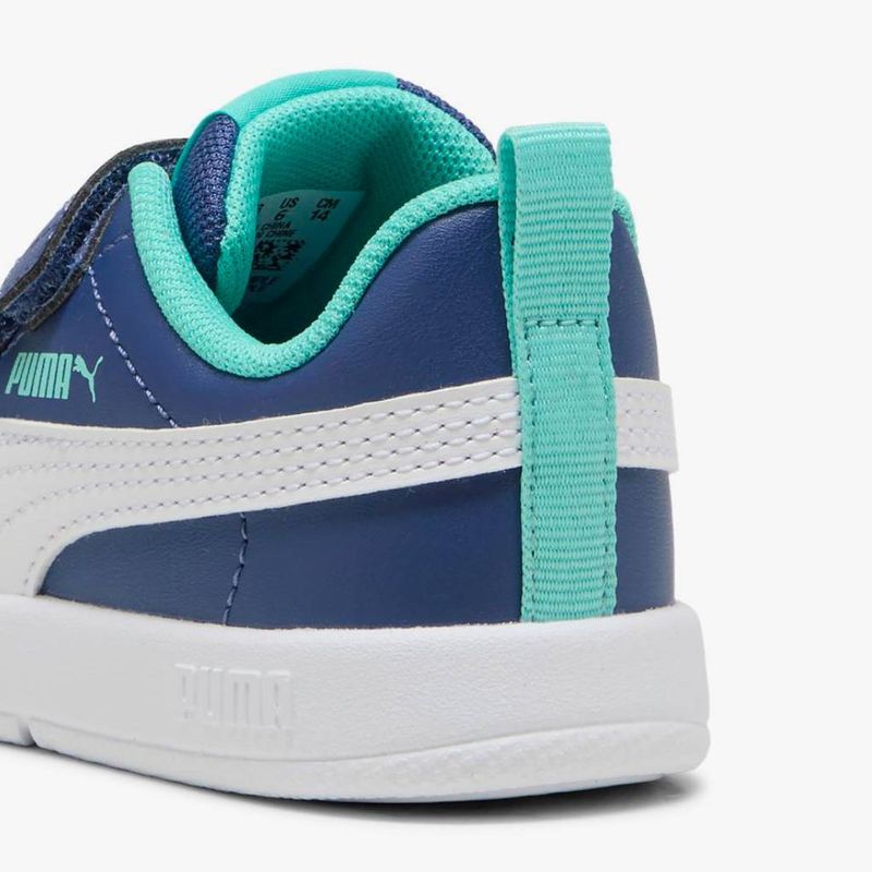 Zapatillas-Urbanas-Puma-Infante-310252-10-Courtflex-V3-V-Inf-AZUL-5.5