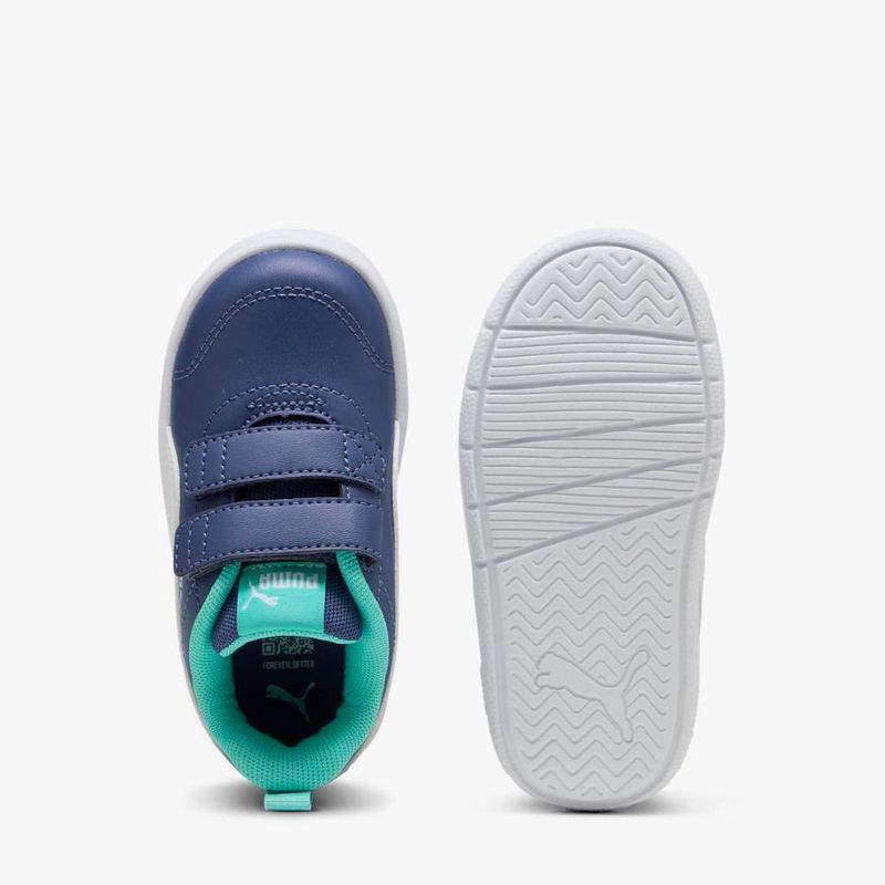 Zapatillas-Urbanas-Puma-Infante-310252-10-Courtflex-V3-V-Inf-AZUL-5.5