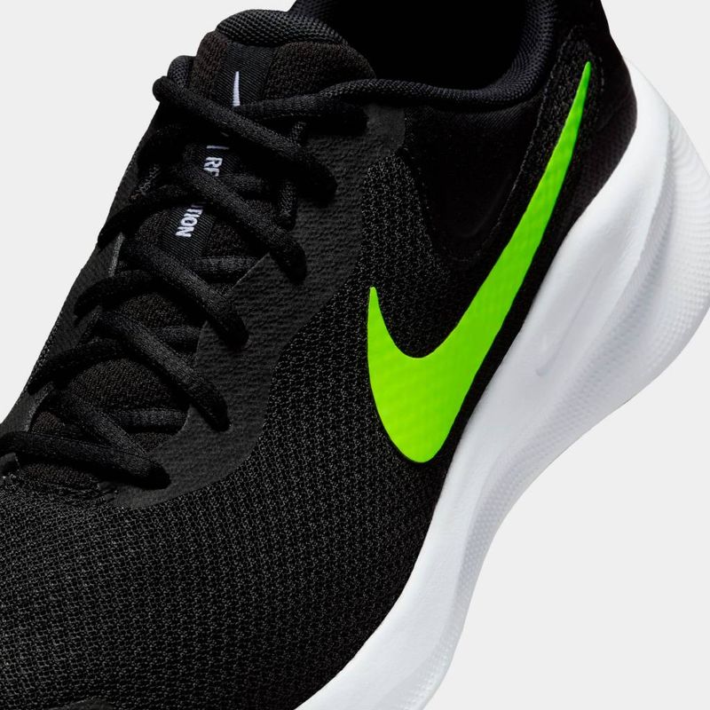 Zapatillas-Deportivas-Nike-Hombres-Fb2207-010-Revolution-7-NEGRO-VERDE-7.5
