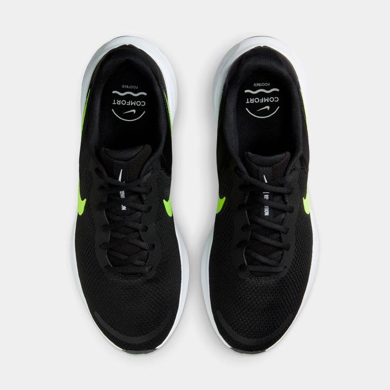 Zapatillas-Deportivas-Nike-Hombres-Fb2207-010-Revolution-7-NEGRO-VERDE-7.5