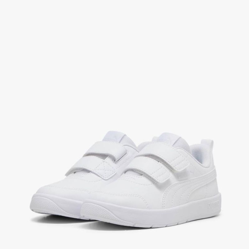 Zapatillas-Urbanas-Puma-Pre-Escolar-397642-02-Courtflex-V3-V-Ps-BLANCO-1