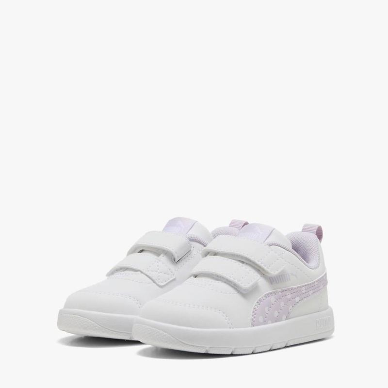Zapatillas-Urbanas-Puma-Infante-398759-04-Courtflex-V3-Dotty-V-Inf-BLANCO-8