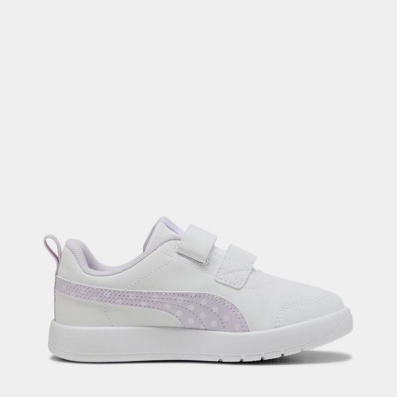 Zapatillas-Urbano-Puma-Niños-398758-04-Courtflex-V3-Dotty-V-Ps--BLANCO-1