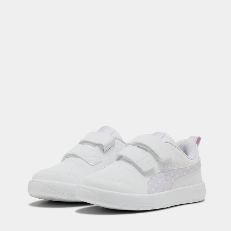 Zapatillas-Urbano-Puma-Niños-398758-04-Courtflex-V3-Dotty-V-Ps--BLANCO-1