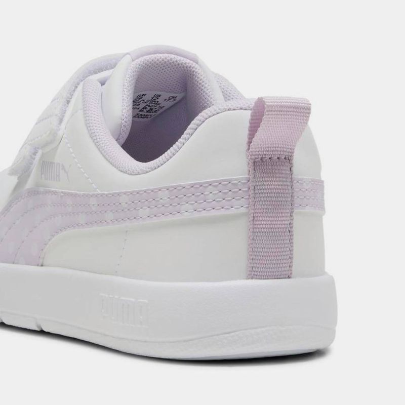Zapatillas-Urbano-Puma-Niños-398758-04-Courtflex-V3-Dotty-V-Ps--BLANCO-1