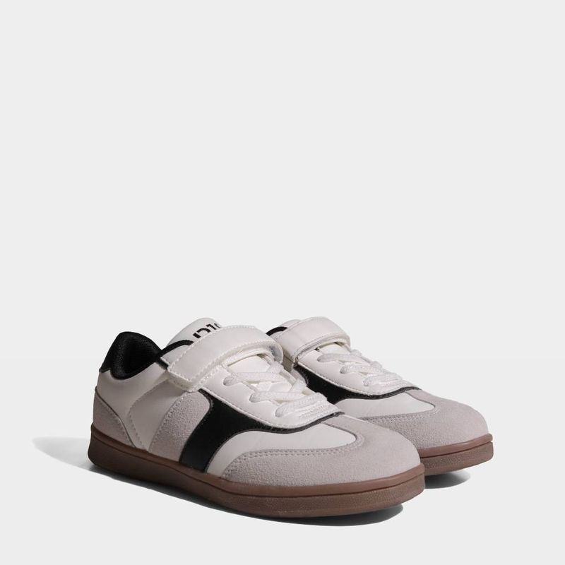 Zapatillas-Urbanas-R18-Unisex-Infantil-R18K-Xw0024--BLANCO-NEGRO-28