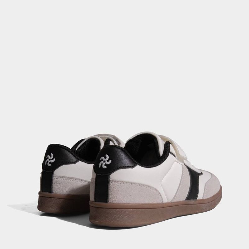 Zapatillas-Urbanas-R18-Unisex-Infantil-R18K-Xw0024--BLANCO-NEGRO-28